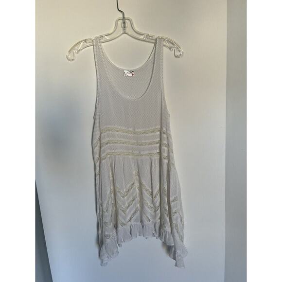 Intimately Free People Top Womens XS Sleeveless Blouse Flowy Oversized Boho - Picture 10 of 11